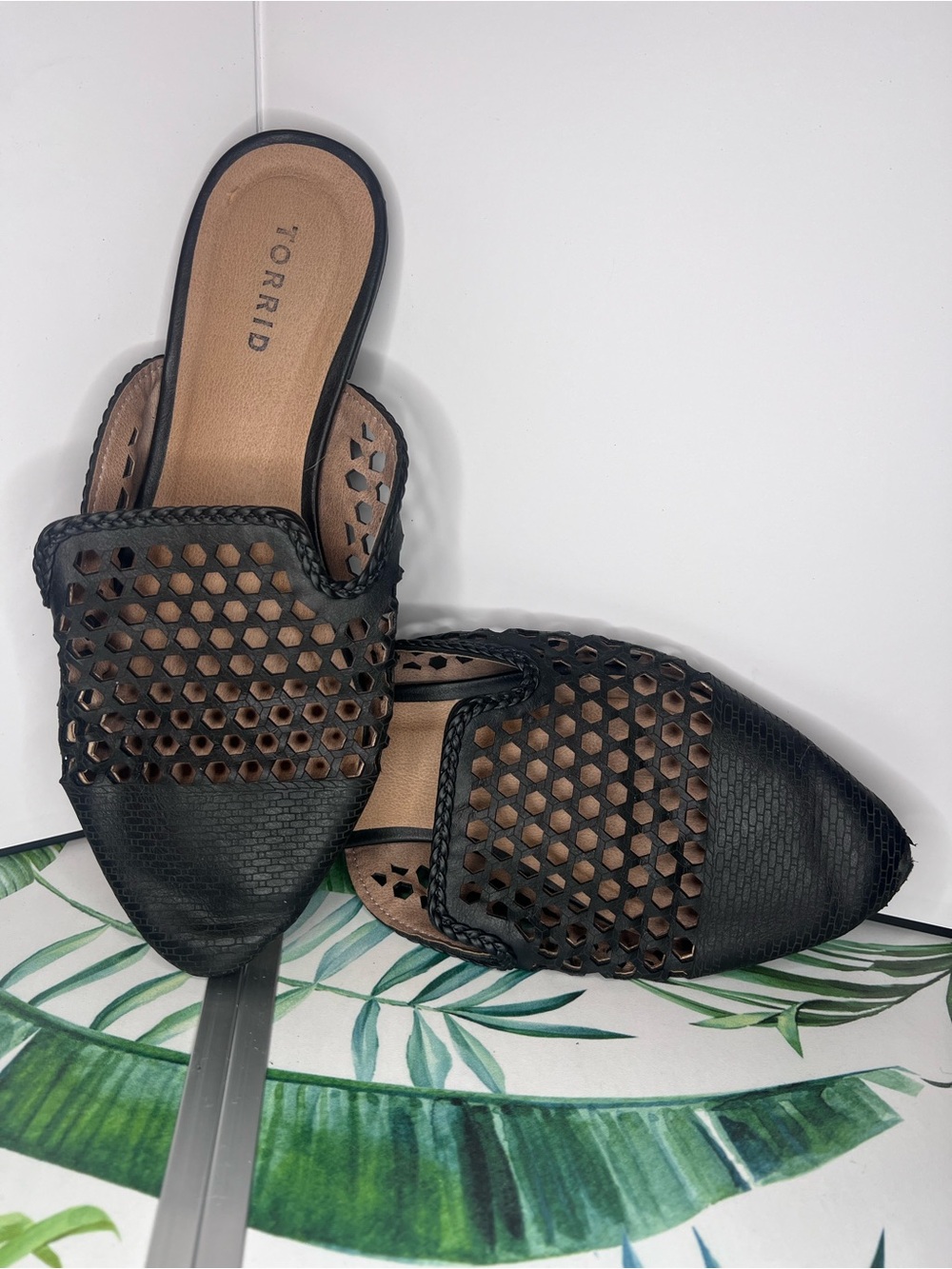 torrid Black Laser-Cut Flats